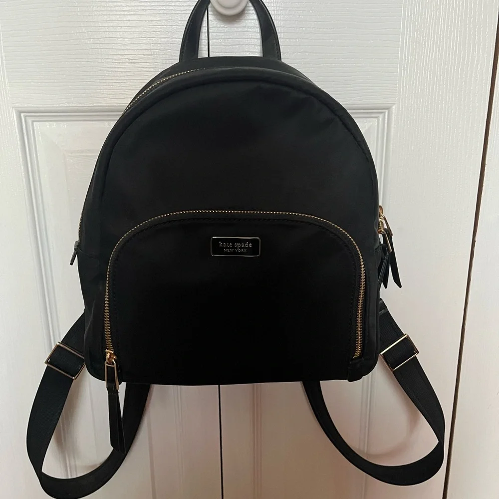 Kate Spade Small Black Backpack - Picture 1 of 4